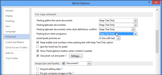 How To Change Word Default Document Settings
